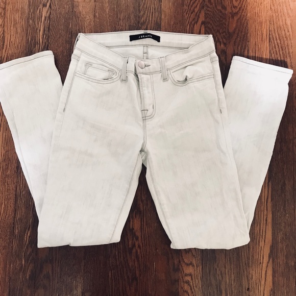 J Brand “Rail” Destroyed Mid Rise Skinny Jeans - Picture 4 of 5